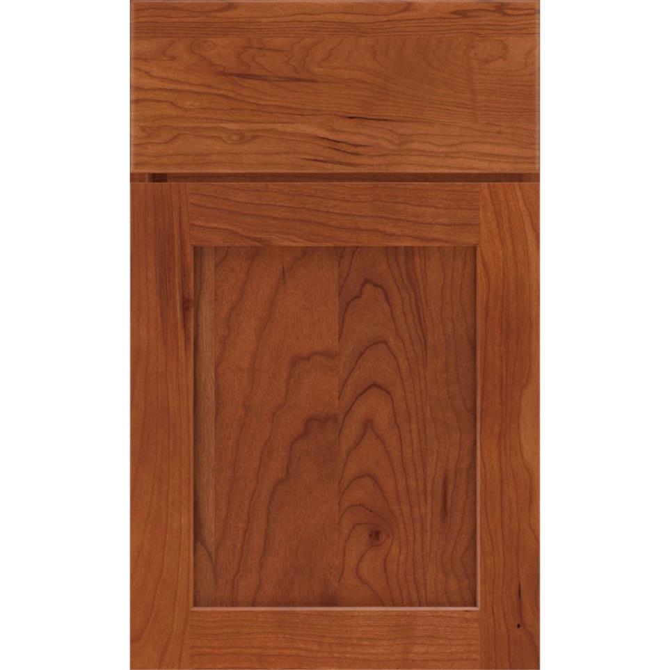 Square Cattail Medium Finish Square Cabinets