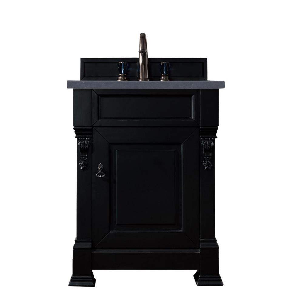 Base with Sink Top Antique Black Grey / Black Vanities