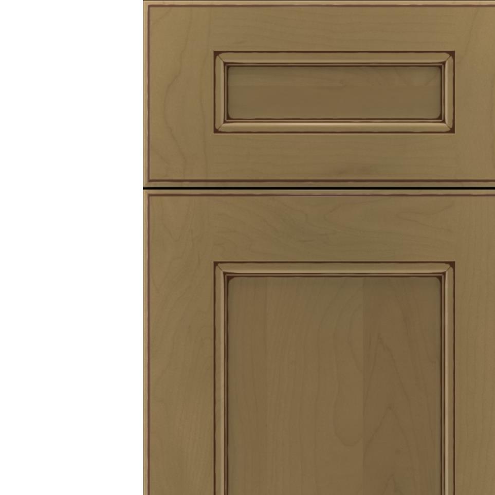 5 Piece Frappe Mocha Glaze Glaze - Stain 5 Piece Cabinets