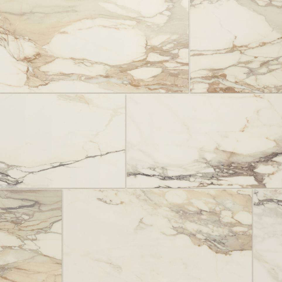 Daltile Calacatta Topaz Matte 12"x24" Ceramic Floor Tile Tile Calacatta Topaz Matte Beige/Tan Tile