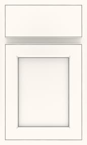 White With Grey Stone Penned