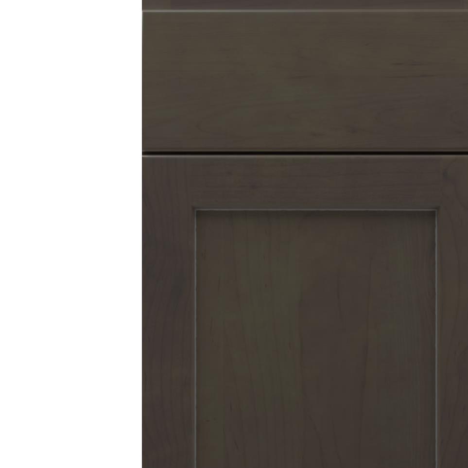 Square Derby Smoke Dark Finish Square Cabinets