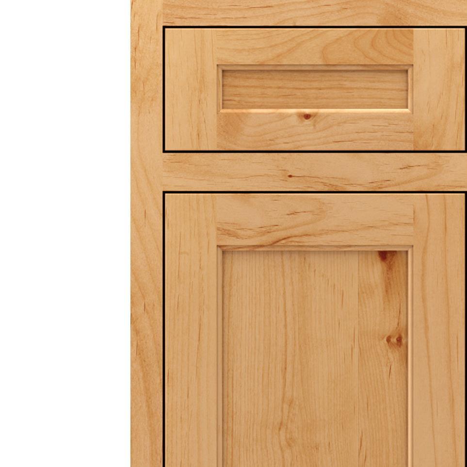 Inset Natural Light Finish Inset Cabinets