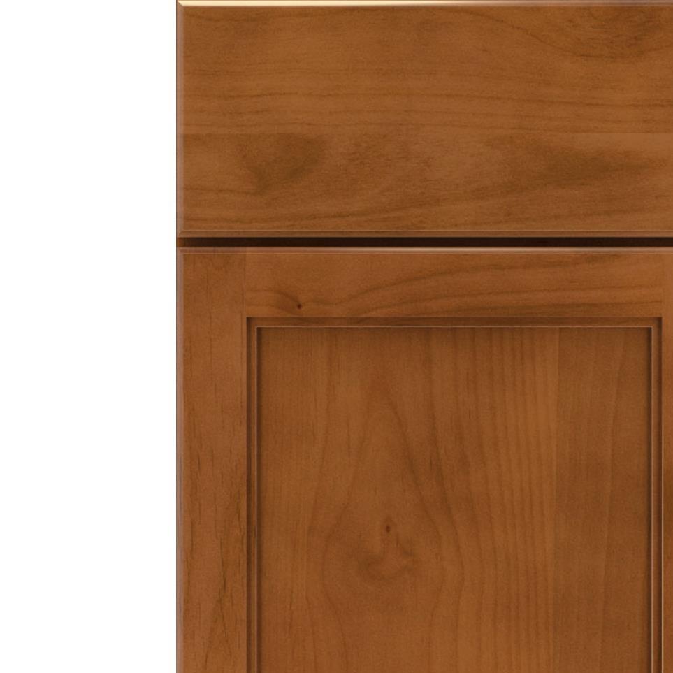 Square Cattail Medium Finish Square Cabinets