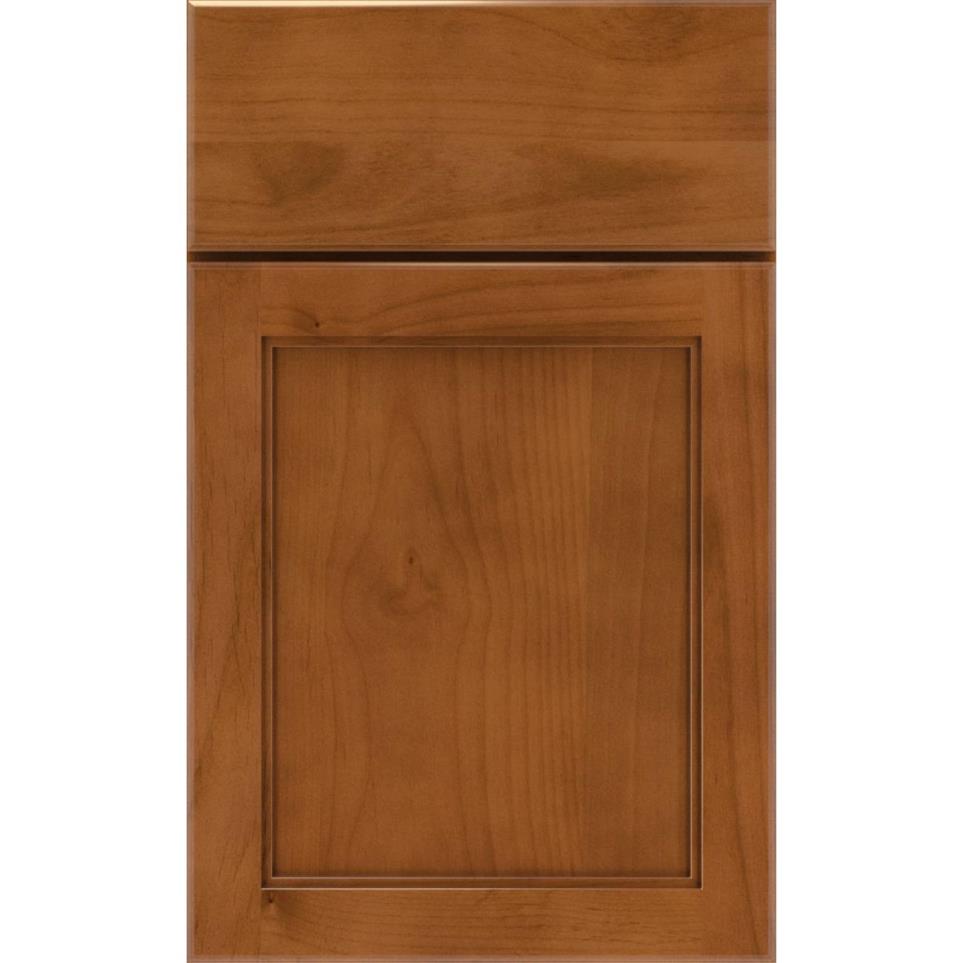 Square Cattail Medium Finish Square Cabinets