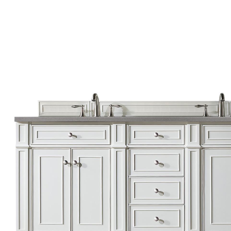 Base with Sink Top Bright White White Vanities