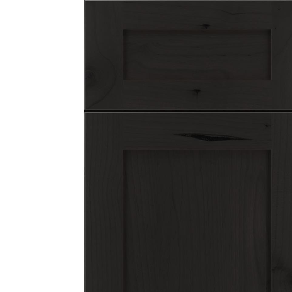 Square Charcoal Dark Finish Square Cabinets