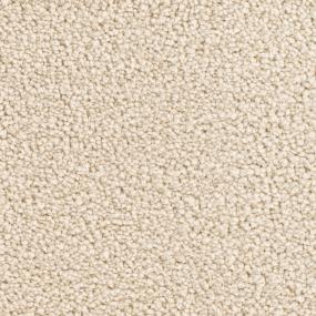 Plush Saxony Bisque White Carpet