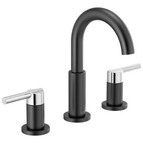 Bath Black With Chrome Black Faucets