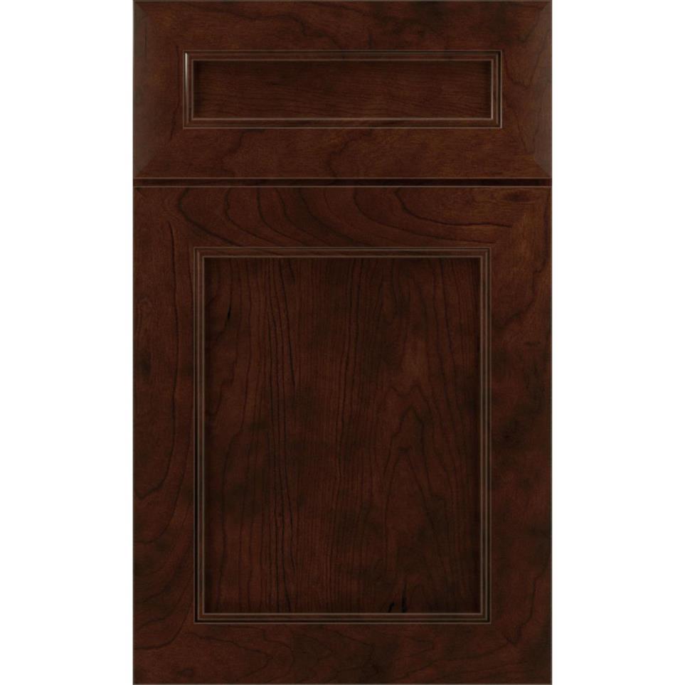 5 Piece Chocolate Dark Finish 5 Piece Cabinets