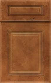 5 Piece Cattail Medium Finish Cabinets