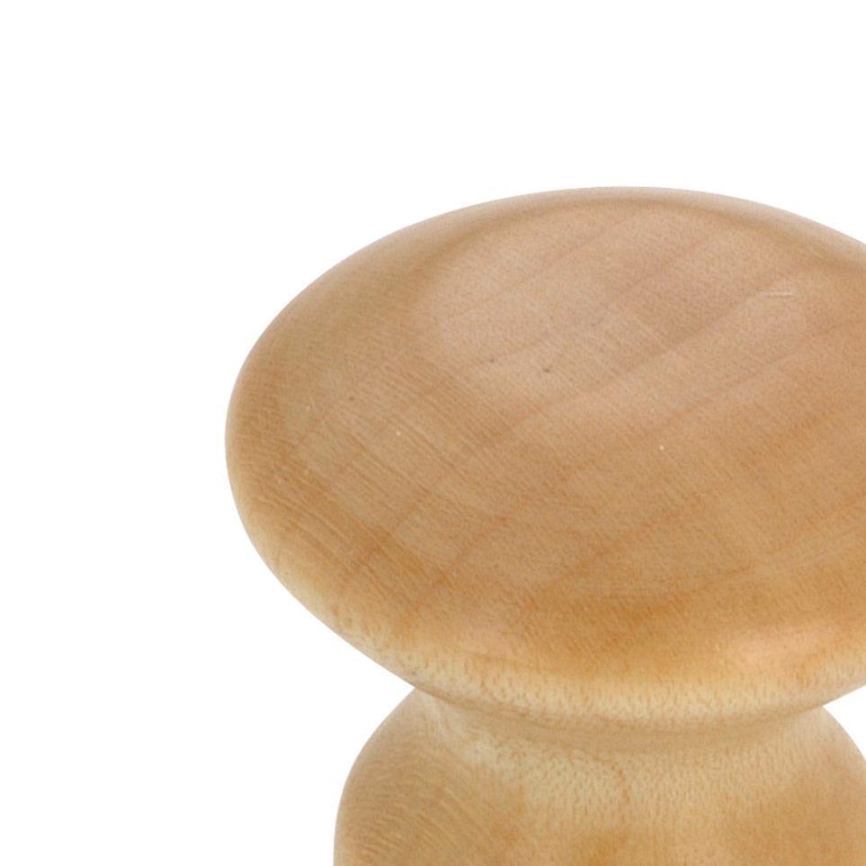 Knob Natural Maple Light Finish Knobs