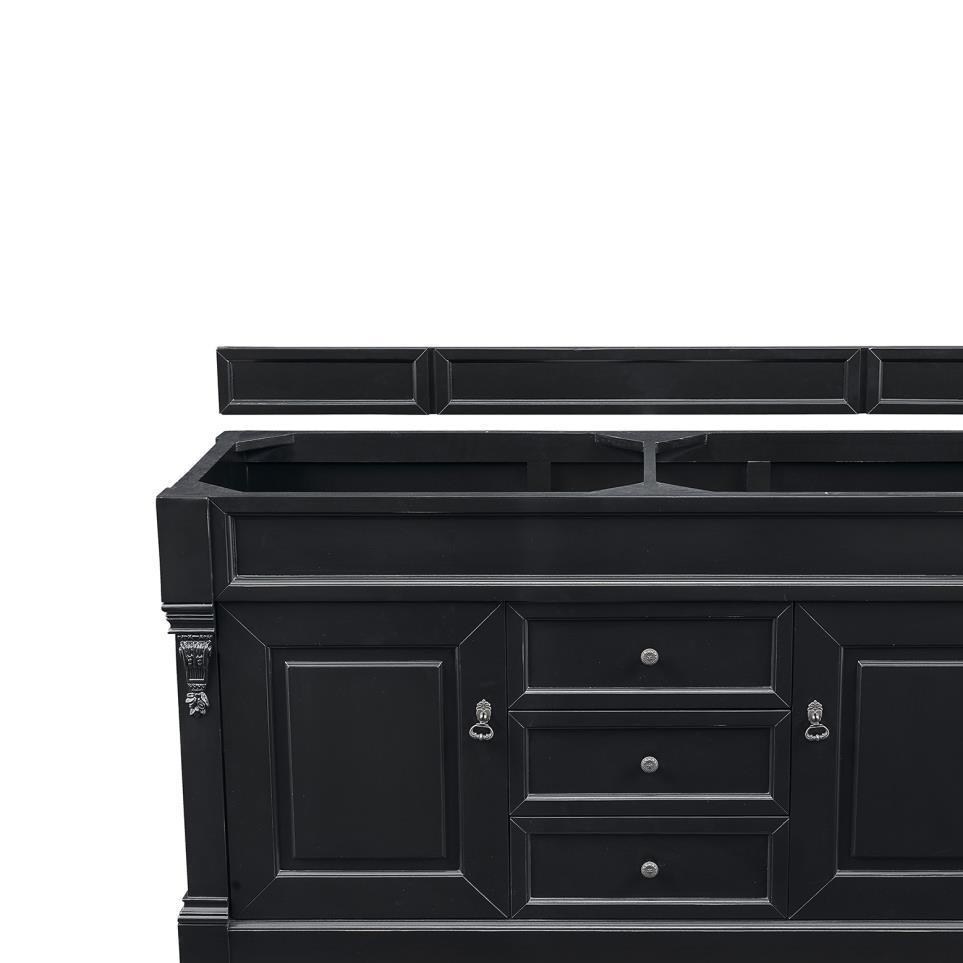 Base with Sink Top Antique Black Grey / Black Vanities