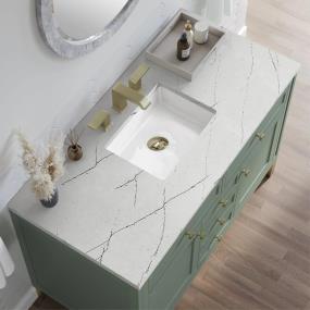 Base with Sink Top Smokey Celadon Green Vanities