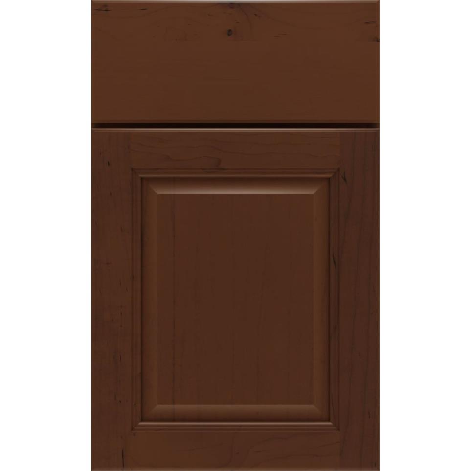 Square Chocolate Dark Finish Square Cabinets