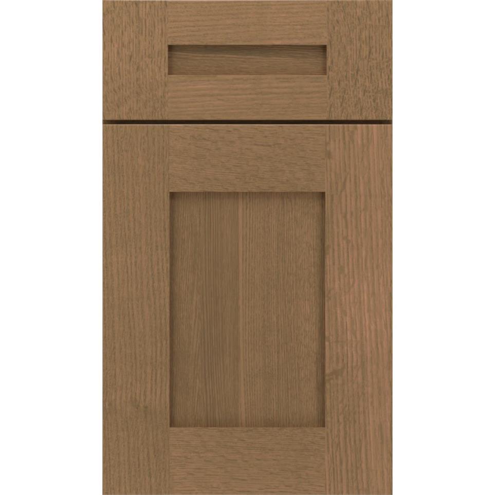 5 Piece Gunny Medium Finish 5 Piece Cabinets