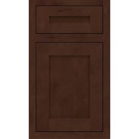 Square Bombay Dark Finish Square Cabinets