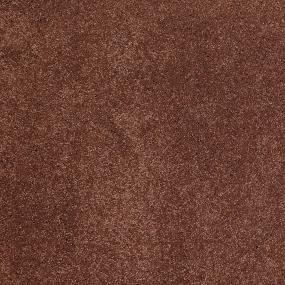 Textured Saxony Fire Ant Brown Carpet
