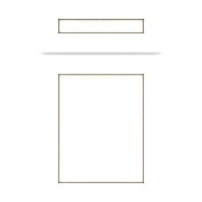 5 Piece White With Amaretto Creme Detail Glaze - Paint 5 Piece Cabinets