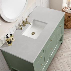 Base with Sink Top Smokey Celadon Green Vanities