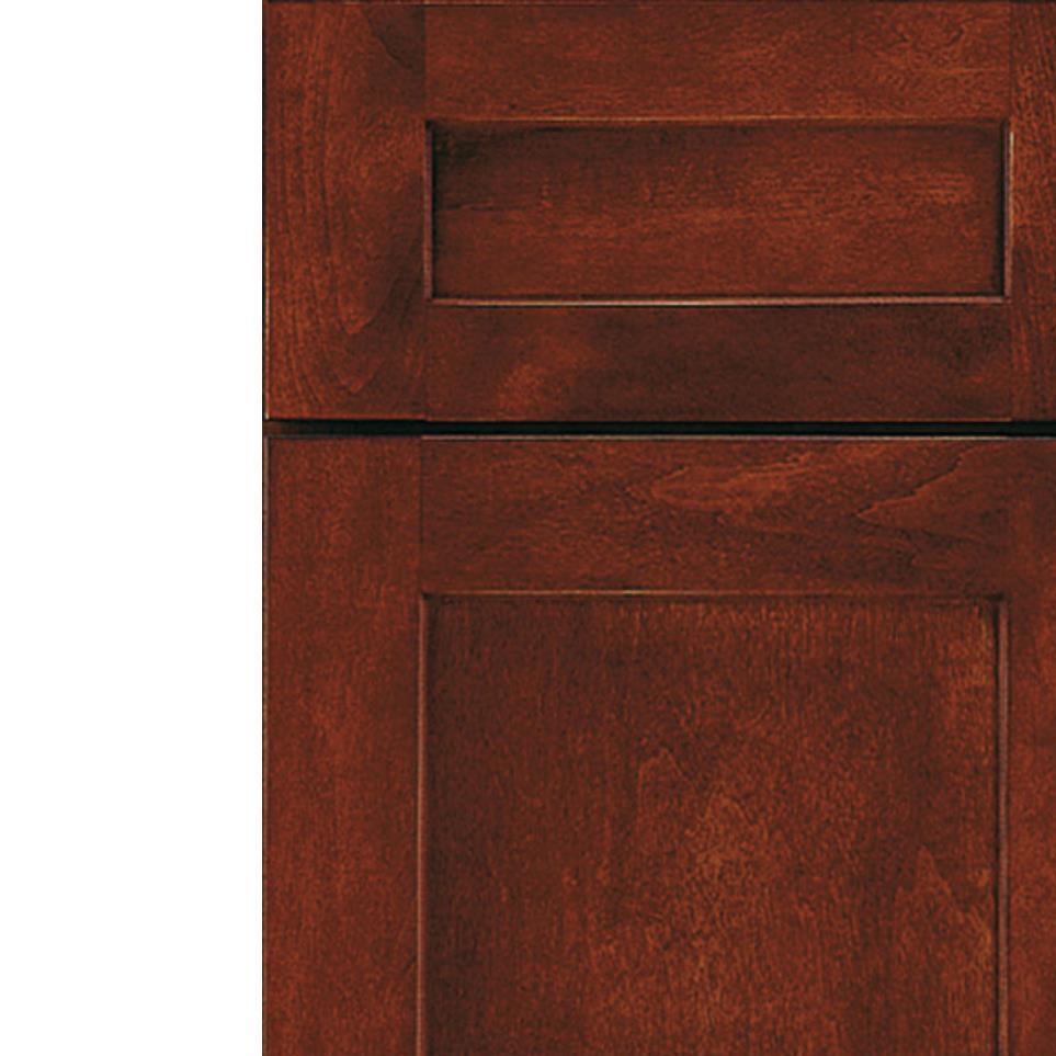 Square Sorrel Medium Finish Square Cabinets