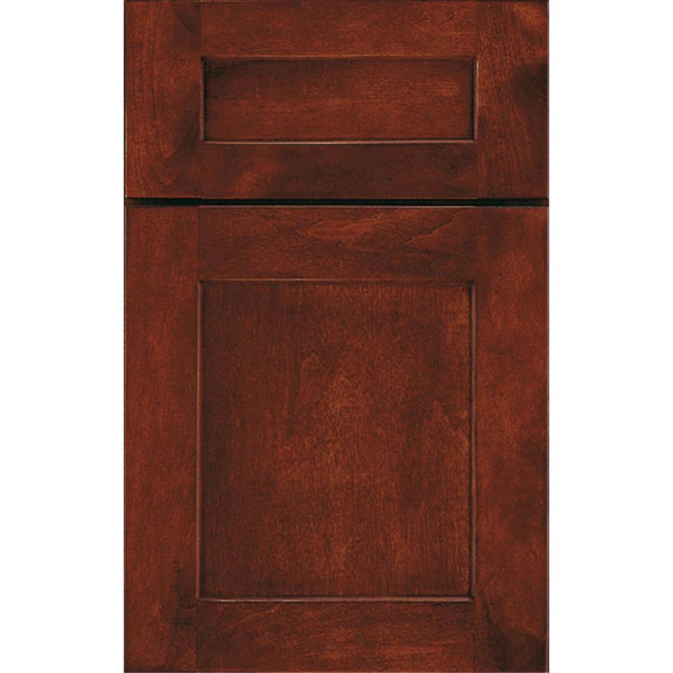 Square Sorrel Medium Finish Square Cabinets