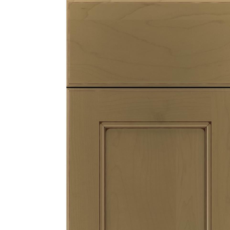 Square Frappe Mocha Glaze Glaze - Stain Square Cabinets