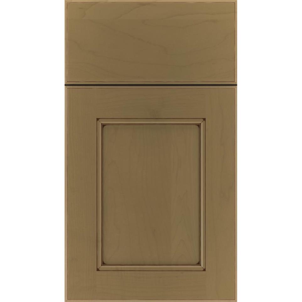 Square Frappe Mocha Glaze Glaze - Stain Square Cabinets