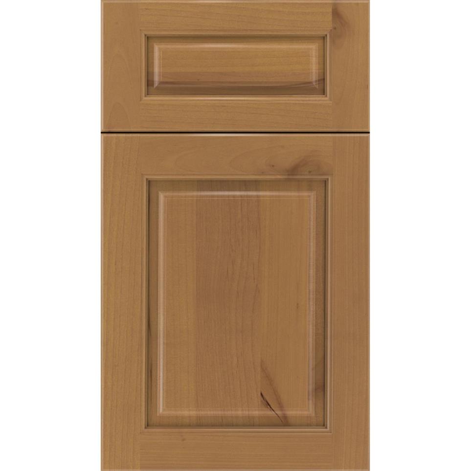 Square Ginger Light Finish Square Cabinets