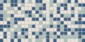 Mosaic Macaron Blend Matte Blue Tile