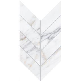 Mosaic Golden Reverie Polished White Tile