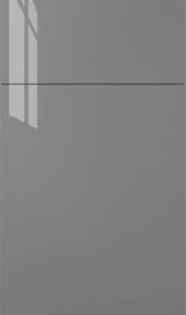 Slab Grigio Gloss Paint - Grey Slab Cabinets