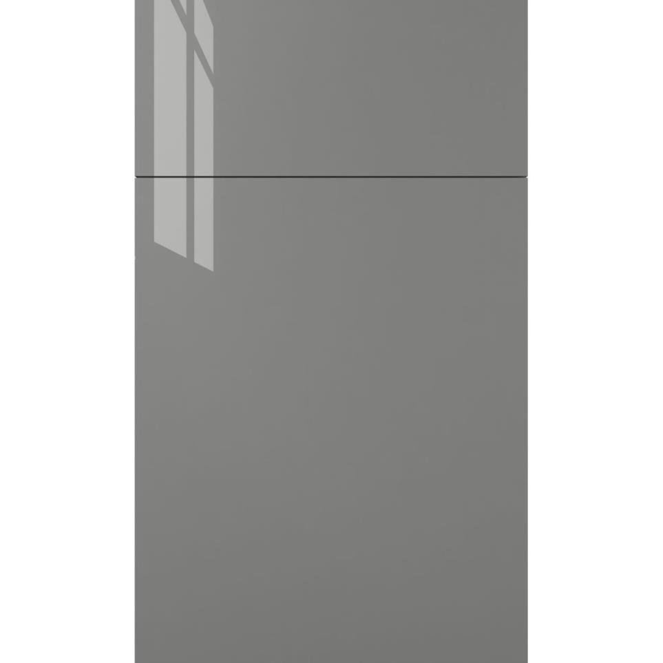 Slab Grigio Gloss Paint - Grey Slab Cabinets