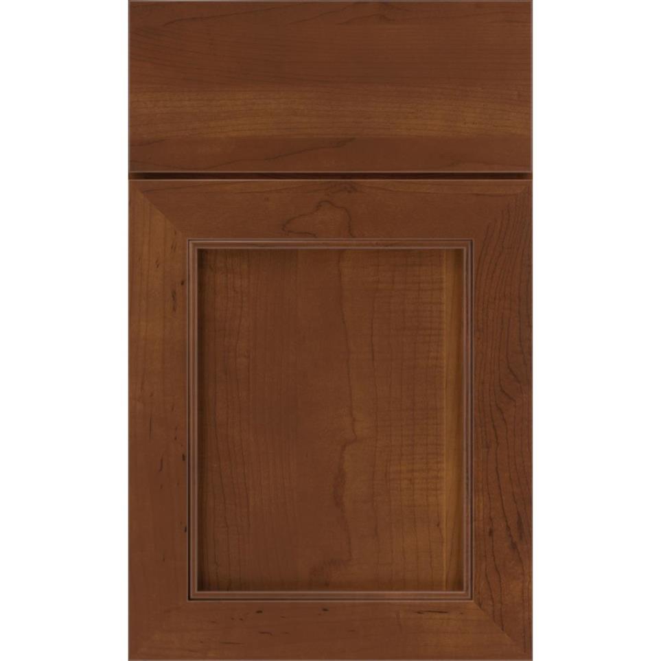 Square Tundra Dark Finish Square Cabinets