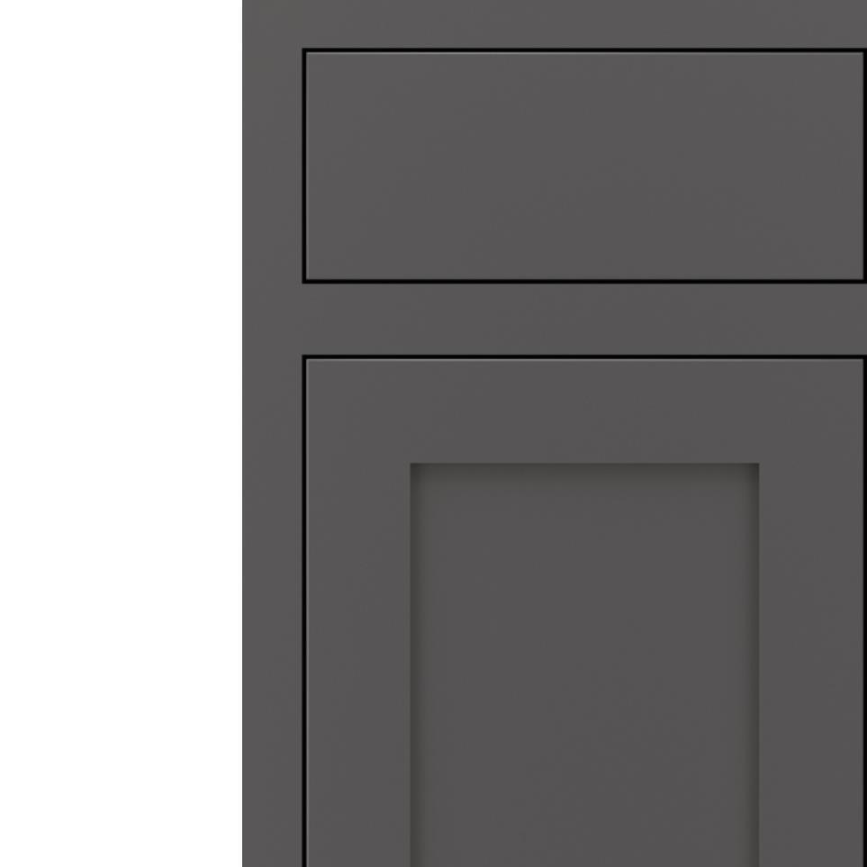 Square Peppercorn Paint - Grey Square Cabinets