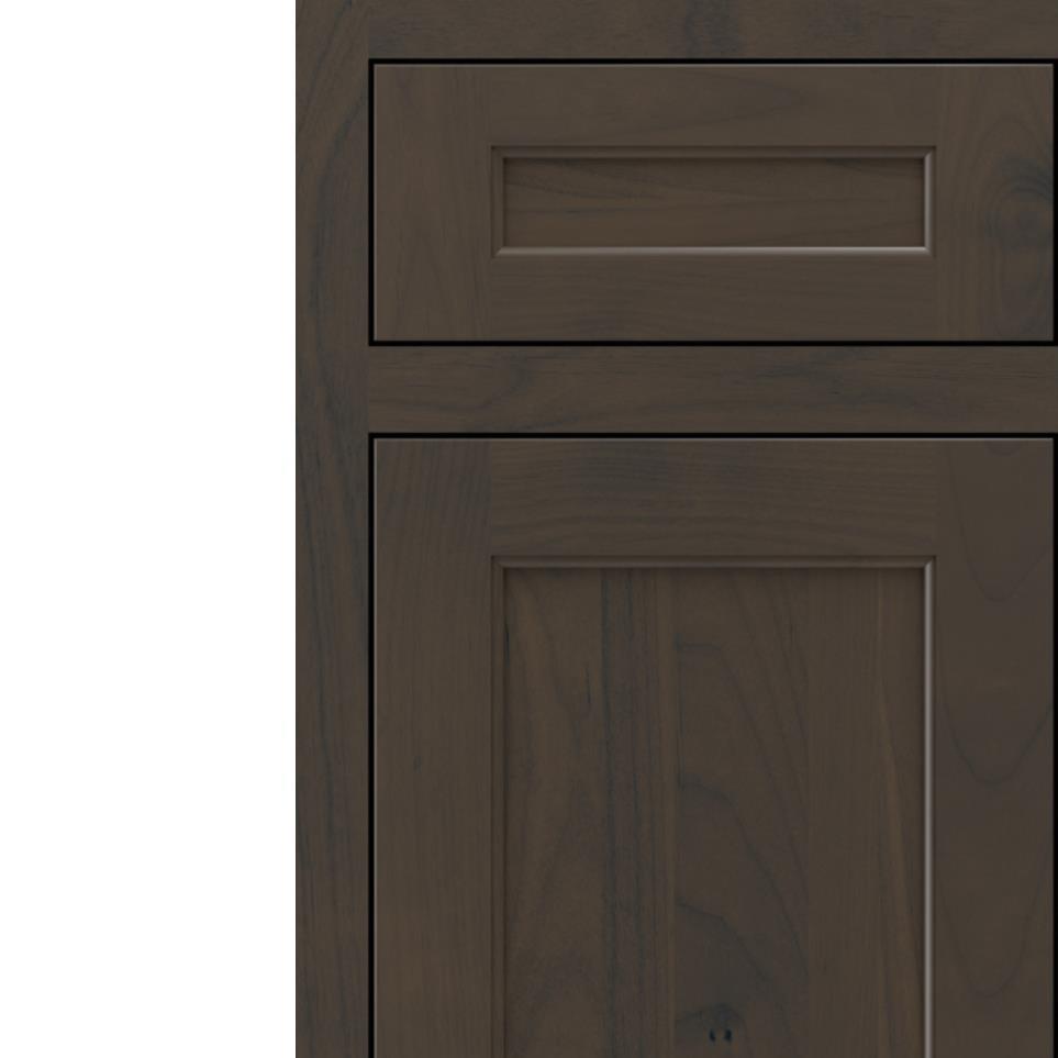 Square Shadow Dark Finish Square Cabinets