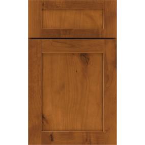 Square Cattail Medium Finish Square Cabinets