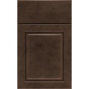 Square Buckboard Medium Finish Square Cabinets