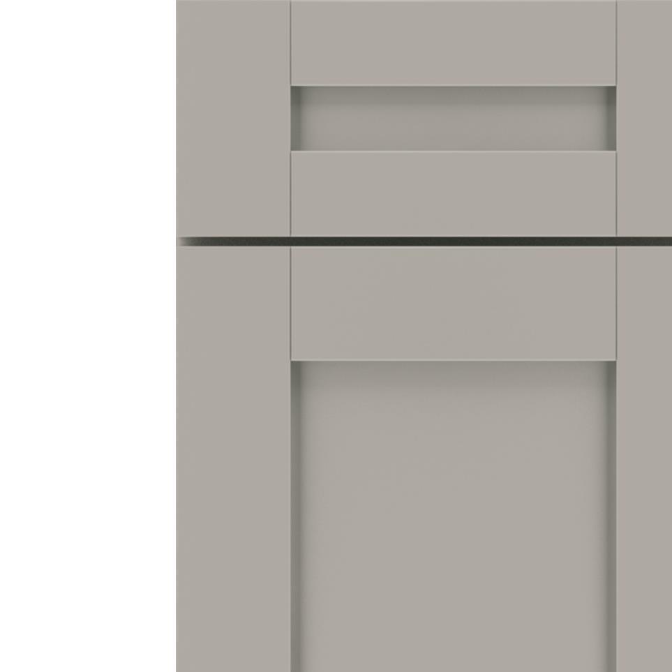 5 Piece Cloud Paint - Grey 5 Piece Cabinets