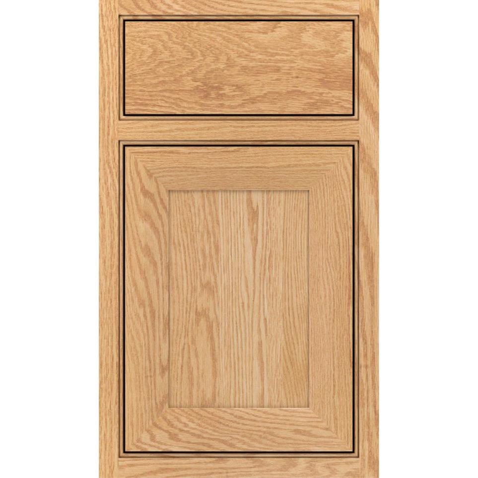 Square Natural Light Finish Square Cabinets