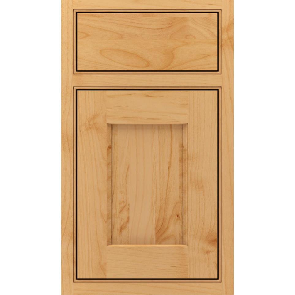 Square Natural Light Finish Square Cabinets