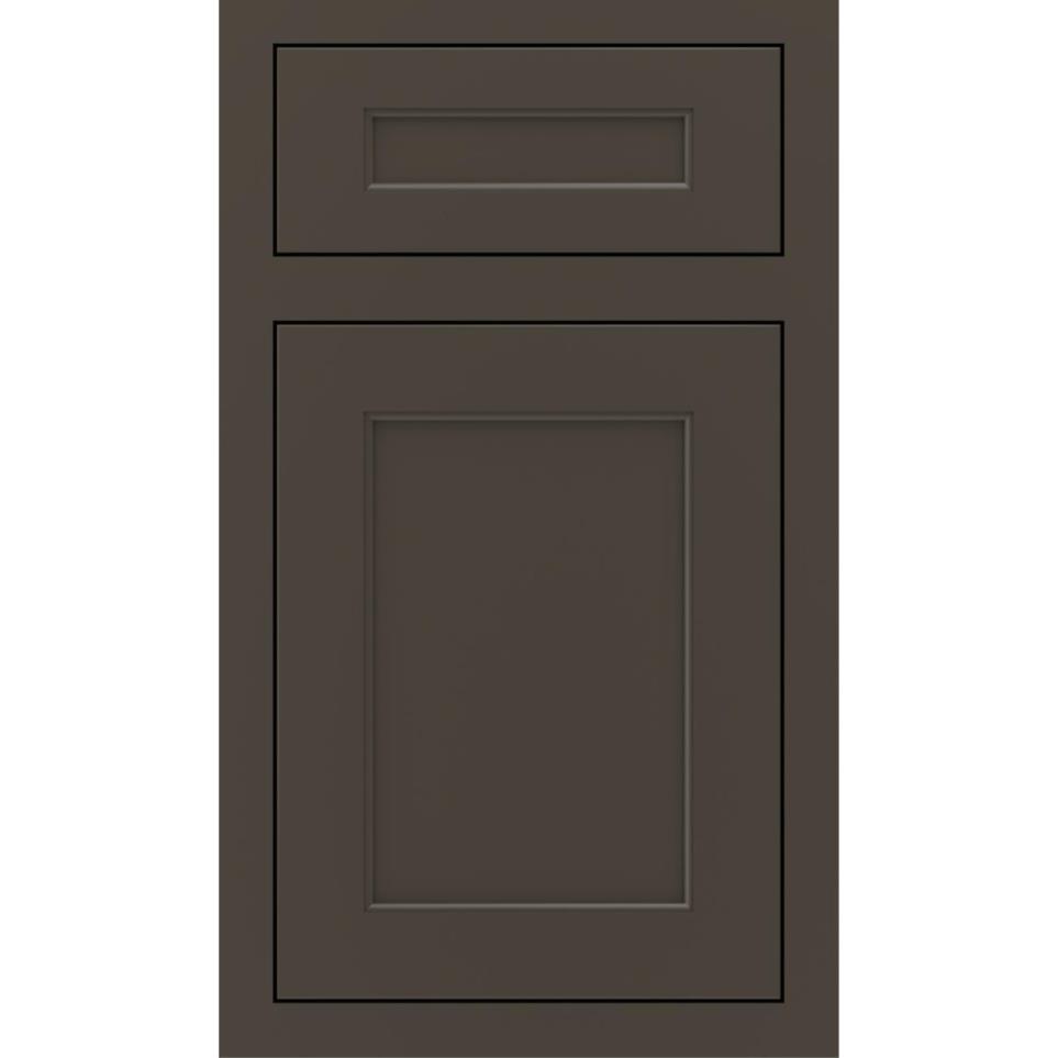 Inset Forest Floor Dark Finish Inset Cabinets