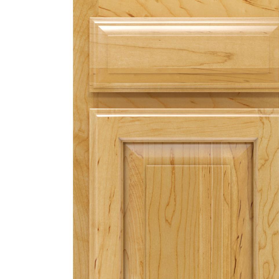 Square Natural Light Finish Square Cabinets