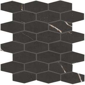 Mosaic Centurio Black Matte Black Tile