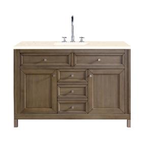 Base with Sink Top Whitewashed Walnut Light Finish Vanities