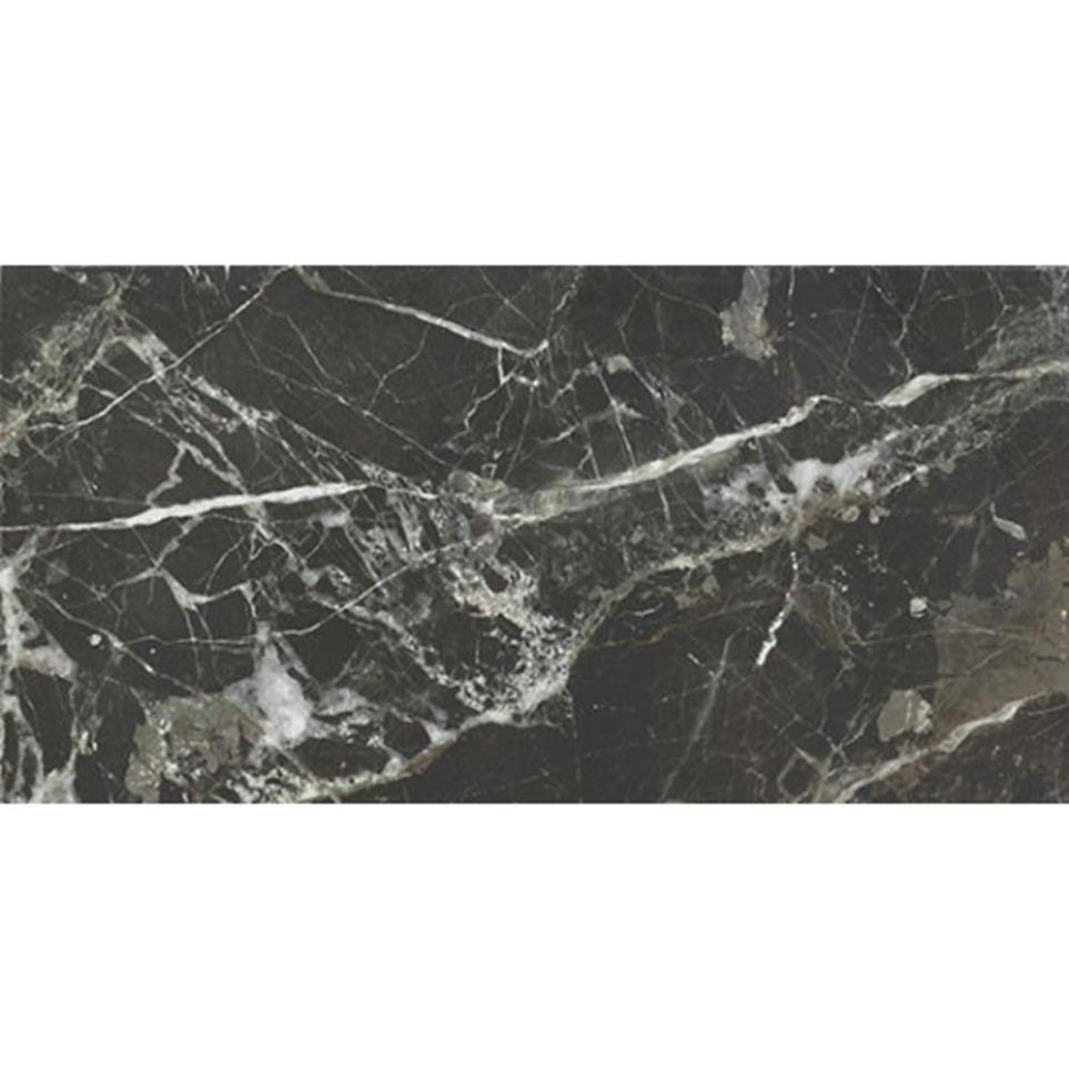Marazzi Noir Polished 24"x48" Ceramic Floor Tile Tile Noir Polished Black Tile
