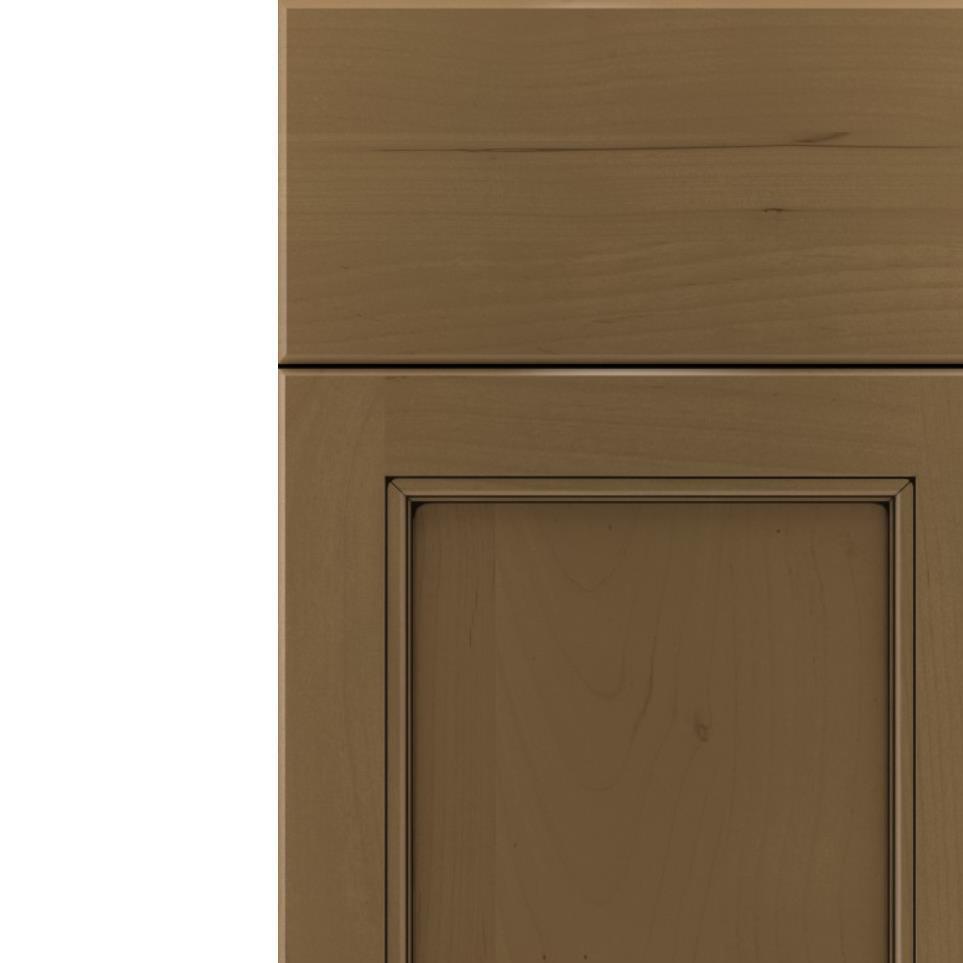 Square Frappe Black Glaze Glaze - Stain Square Cabinets