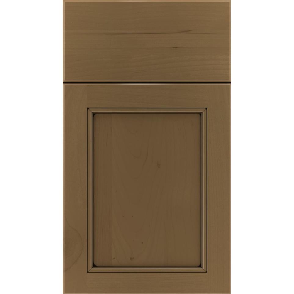 Square Frappe Black Glaze Glaze - Stain Square Cabinets