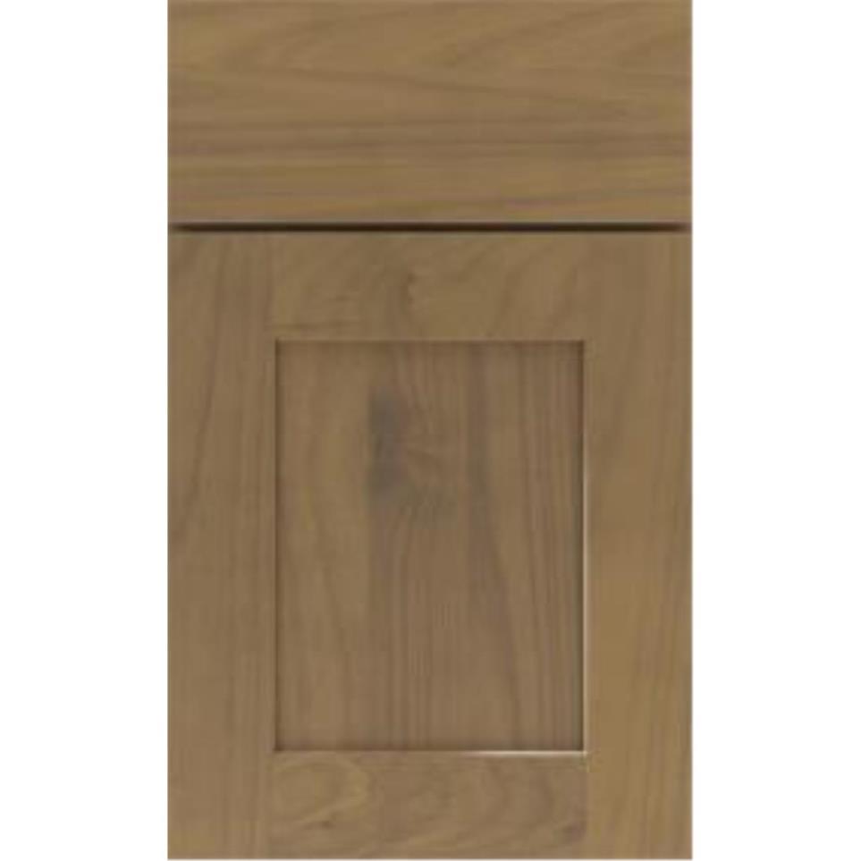 Square Buckskin Medium Finish Square Cabinets