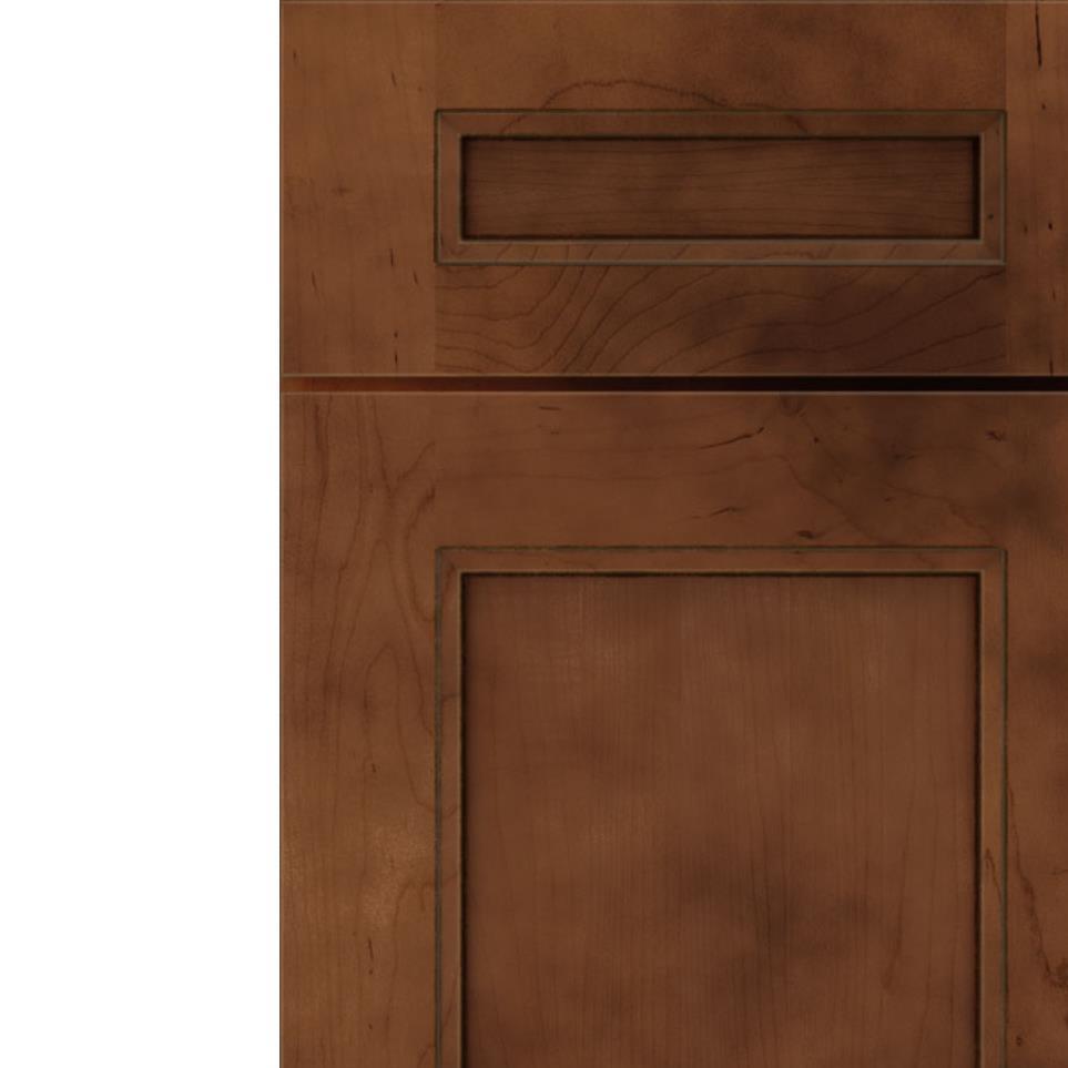 5 Piece Black Forest Glaze - Stain 5 Piece Cabinets